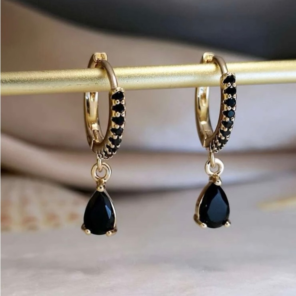ZIRCON DECOR DROP EARRINGS ✨
